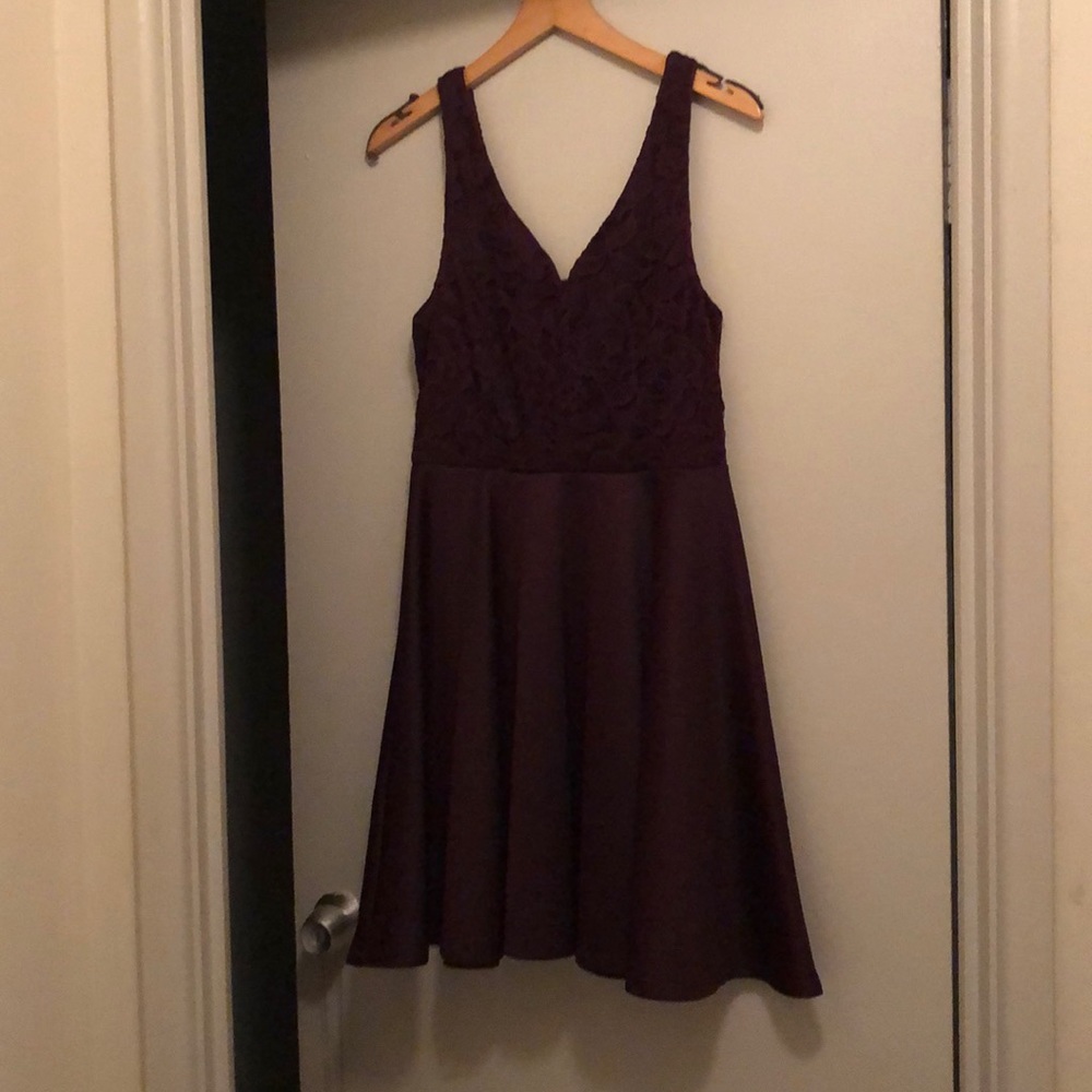 Dark purple occasion dress